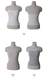 レースコットンスリーブレス (3color) (6691844358262)