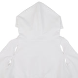 カットアウトロゴクロップフーディー / 223 CUT OUT LOGO CROP HOODIE - WHITE