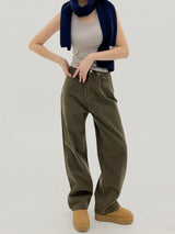 ワームカラーブラッシュドコットンパンツ/No.3071 Warm color brushed cotton Pants (6color)