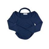 Halter-Neck Shirring Crop T