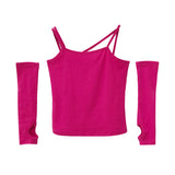 ホットピンクウォーマートップ / hot pink warmer top