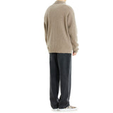 クレストハーフジップニット / CREST HALF ZIP KNIT