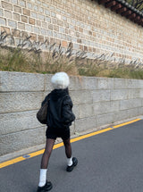 Mix fur hat