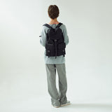 [After Pray Edition] 2-Pocket Cotton Cargo Rucksack (Black&Nickel)