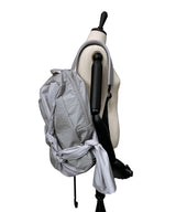 Knotted Backpack (Nylon-silver)