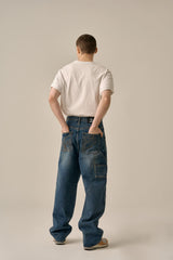 BACK LOGO WORK PANTS