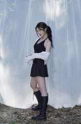 マリリンニットホルター / Marilyn knit halter - black