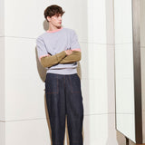 [UNISEX] PAUL CREW NECK KNIT, LAVENDER (6627437543542)