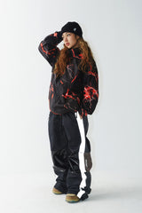 クロスボックスリフレクティブトラックパンツ / BSR2223FWPT031 WD CROSS BOX REFLECTIVE TRACK PANTS BLACK