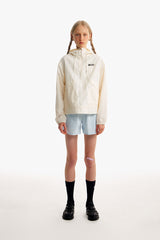 チェリーフーディーウオウブンアノラック／CHERRY HOODIE WOVEN ANORAK [IVORY]