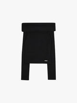 フリースオフショルダーTシャツ