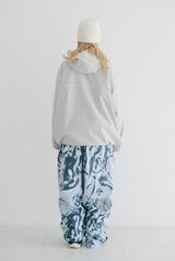 スーパーワイドパンツ / BSR2223FWPT012 DSXBR WSS SUPER WIDE PANTS MARBLE GRAY