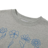 Flower Hand Graphic Sweatshirt [GREY] (6674519523446)
