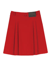 VIVID PLEATS SKIRT (TOMATO)