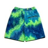 tie dye fleece shorts (6632159641718)