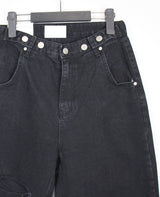 ビジョワイドデニム / no.1108 Black Blue Bijo Wide Denim