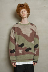 BRUSHED CAMO KNIT