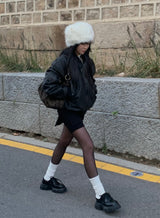 Mix fur hat