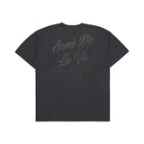 スクリプトロゴプリンティングショートスリーブTシャツ CHARCOAL