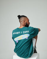 Sun Skateboard T-shirts (Green) (6555213332598)