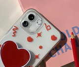 グルーミングパーティーレッドフォーンケース / Grooming Party Red Phone Case
