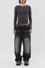 Vitz Black Denim
