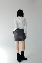 クロップフードTシャツ/BB Crop Hooded T-shirt (4color)