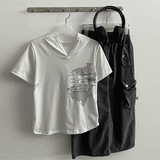 ローリーフードショートスリーブTシャツ / Roly Hood Short Sleeve Tee