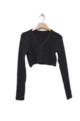 アンダーツイストニットカーディガン/Under Twisted Knit Cardigan (4 colors)