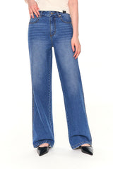 BASIC WIDE DENIM PANTS (BLUE)