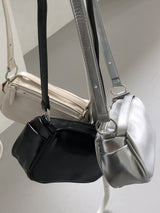ロッケングロッシースクエアショルダークロスボディーバッグ / Loken Glossy Square Shoulder Crossbody Bag