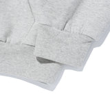 オーバーフィットプリンティングパーカー/OVERFIT PRINTING HOODIE-MELANGE GREY