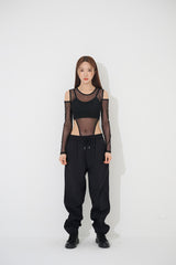 スプリットショルダーボディスーツ/(9240) Split Shoulder Bodysuit