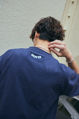コラボレーションハートTシャツ / PUBLUX × GRAVER - NAVY
