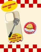 [グロッシーケースエポクシーグリップトークセット] ハッピーバーガークラブ
