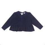 Frances blouse (navy) (6647231774838)