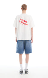 リフレクティブオーバーサイズTシャツ