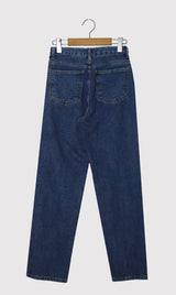 Winter Denim Straight Pants