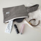  Oxford simple line strap pouch - dim gray