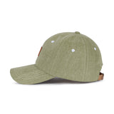 VA Square Pigment Label Ball Cap / Deep Green