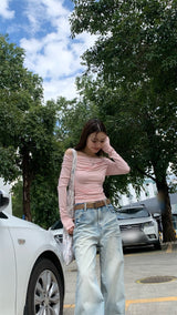 J warmer off-shoulder top