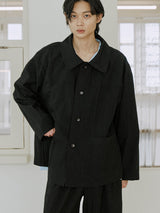 ユニセックスダッフルジャケット / unisex duffle jacket black
