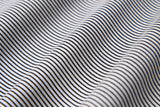 ストライプエアコンフォートショートスリーブTシャツT68/Striped Air Comfort Short Sleeved T-Shirt T68 Black