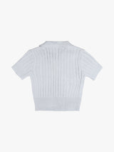 CABLE HENRY NECK PULLOVER_SKY BLUE