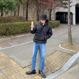 スリムフィットカプリジーンズ