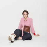 LUIS SCARF BLOUSE, PINK (6633600483446)