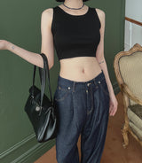 ロケットクロップスリーブレス/Rocket Crop Sleeveless (3color)