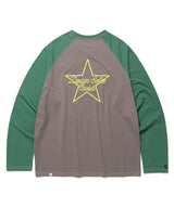 ラグランスターロゴ LS ティー / RAGLAN STAR LOGO LS TEE ASH(CV2CFUT551A)