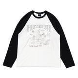 プレテンダードゥードゥルラグランＴシャツ / PRETENDER DOODLE RAGLAN TEE (2color)