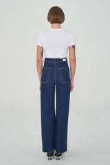 ワイドフィットハートシェイプ刺繍ジーンズ/CLASS:y  SEONYOU, LAPILLUS HAEUN, STAYC J, JOYURI WORN WIDE FIT HEART SHAPE EMBROIDERY JEAN [6887]